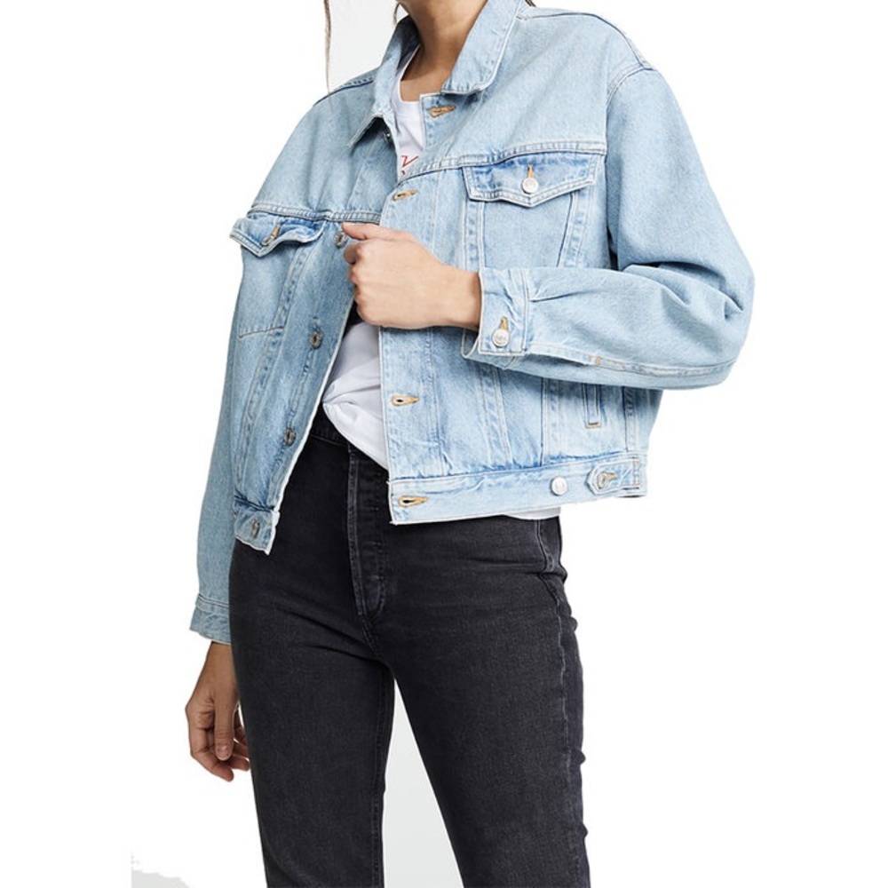 Light Blue Oversized Vintage Levis Jean Jacket